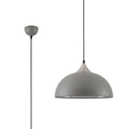 NL70079 Ava Pendant Sand Grey/Satin Nickel