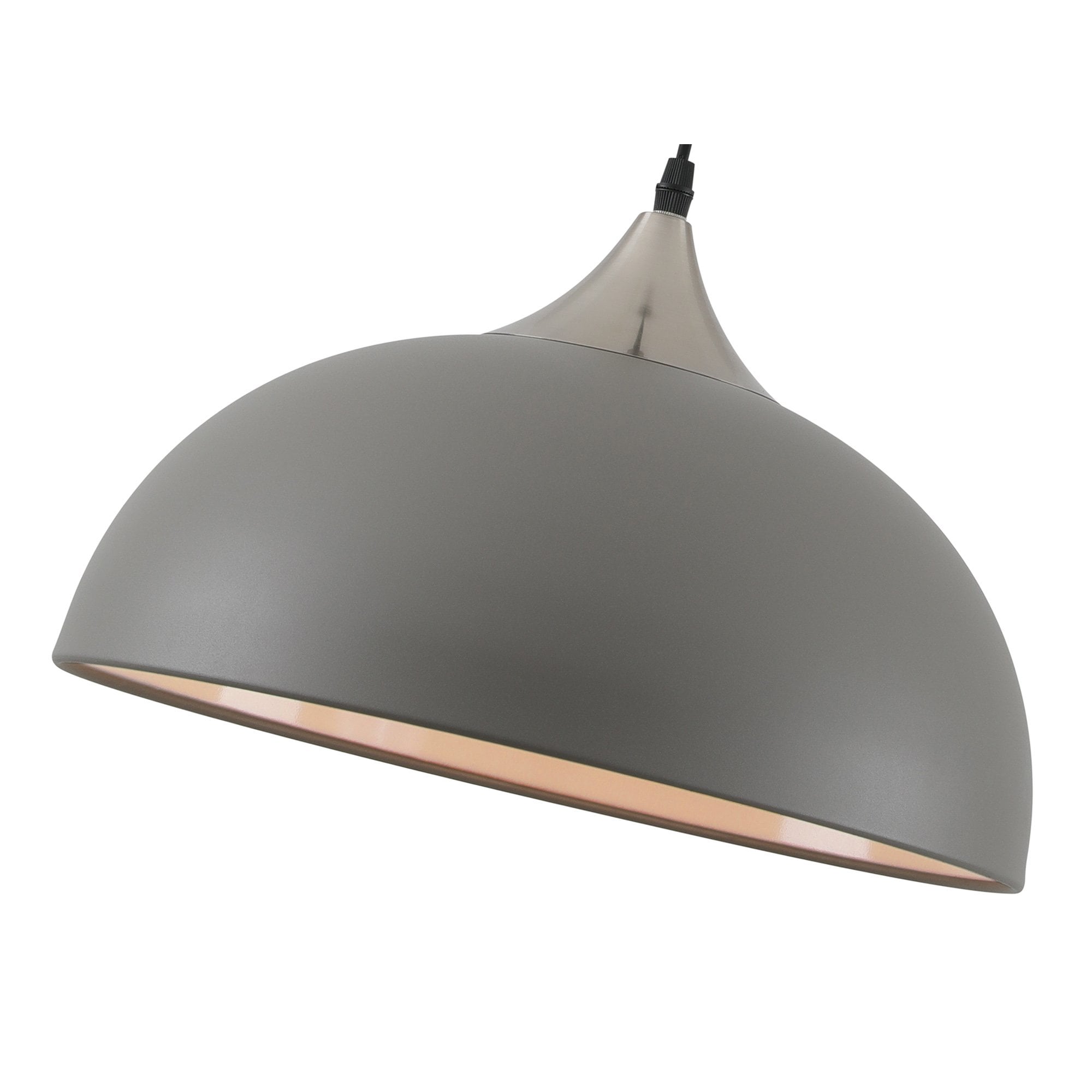 NL70079 Ava Pendant Sand Grey/Satin Nickel
