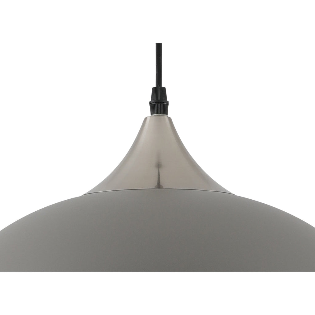 NL70079 Ava Pendant Sand Grey/Satin Nickel