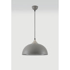 NL70079 Ava Pendant Sand Grey/Satin Nickel
