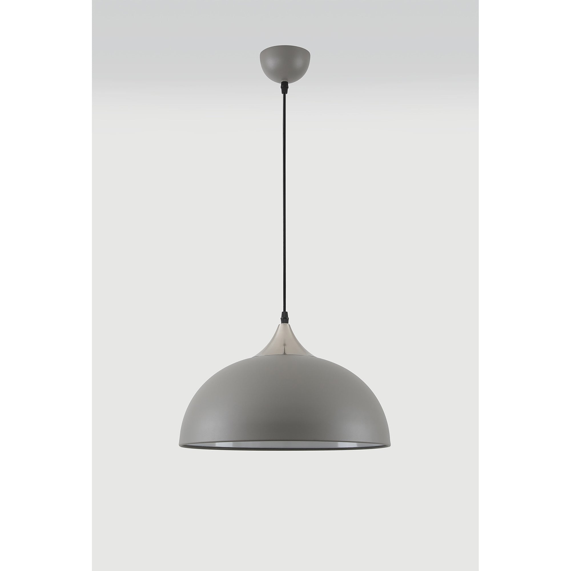 NL70079 Ava Pendant Sand Grey/Satin Nickel