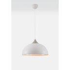 NL70109 Ava Pendant Sand White/Satin Nickel
