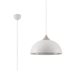 NL70109 Ava Pendant Sand White/Satin Nickel