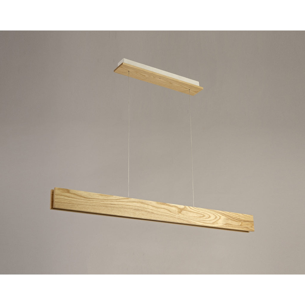 NL71879 Aline Pendant LED Medium Oak/Matt White