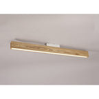 NL71889 Aline Ceiling  Light LED Medium Oak/Matt White