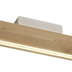 NL71889 Aline Ceiling  Light LED Medium Oak/Matt White