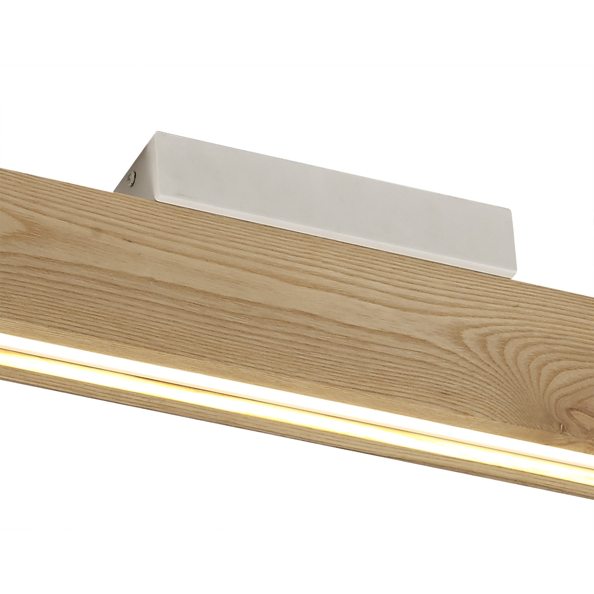 NL71889 Aline Ceiling  Light LED Medium Oak/Matt White