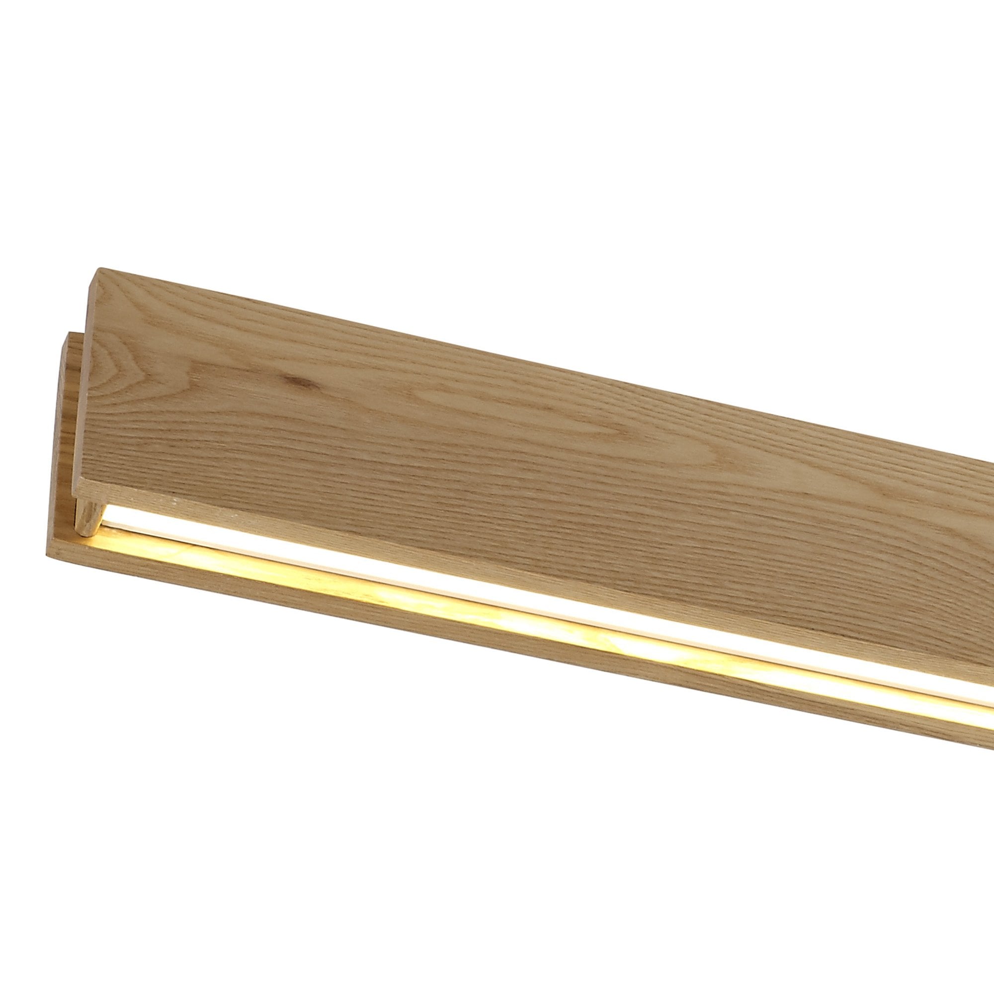 NL71889 Aline Ceiling  Light LED Medium Oak/Matt White