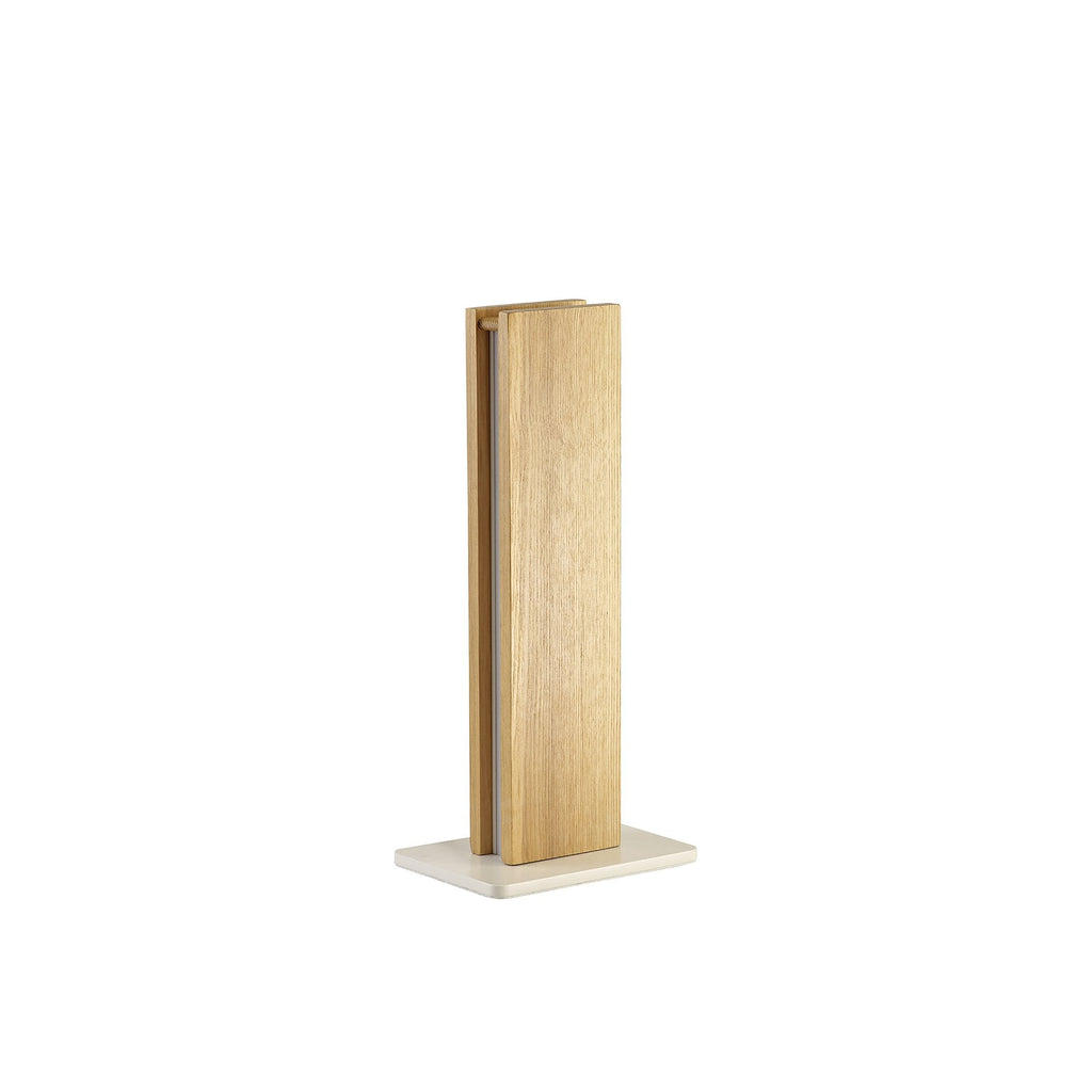 NL71909 Aline Table Lamp LED Medium Oak/Matt White