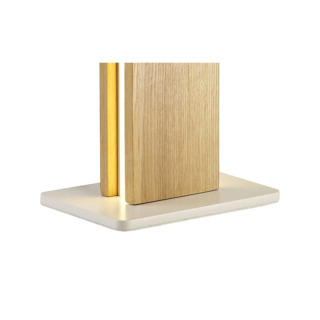 NL71909 Aline Table Lamp LED Medium Oak/Matt White