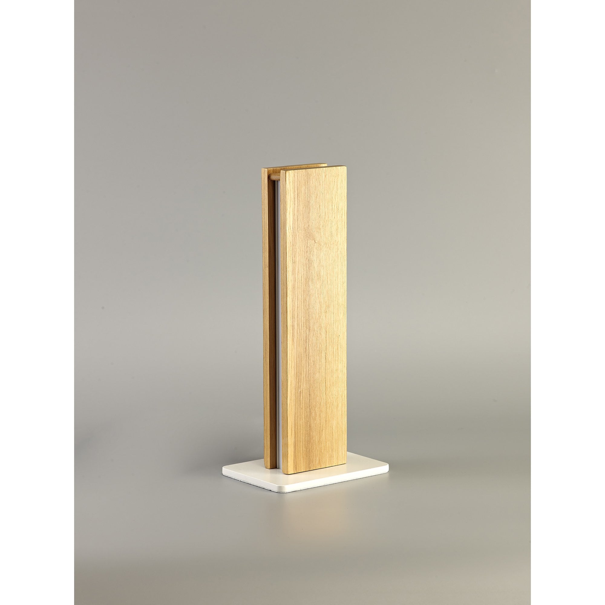 NL71909 Aline Table Lamp LED Medium Oak/Matt White