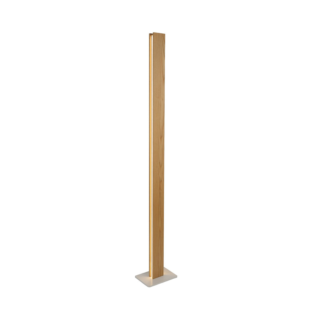 NL71919 Aline Floor Lamp LED Medium Oak/Matt White