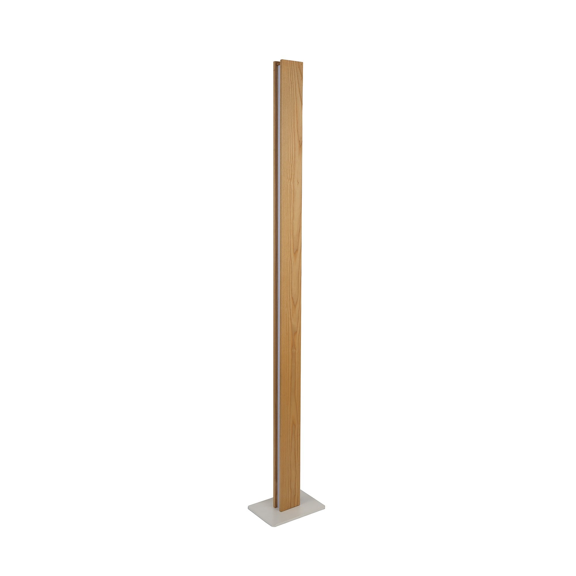 Aline Floor  Lamp LED Medium Oak/Matt White