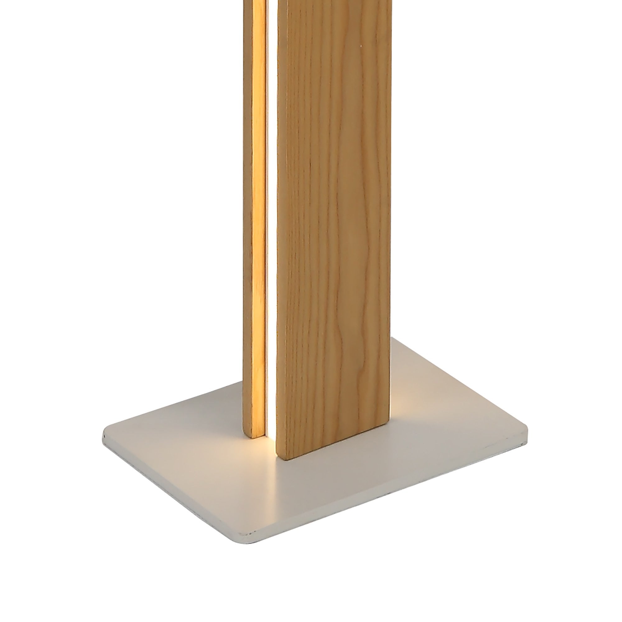 Aline Floor  Lamp LED Medium Oak/Matt White