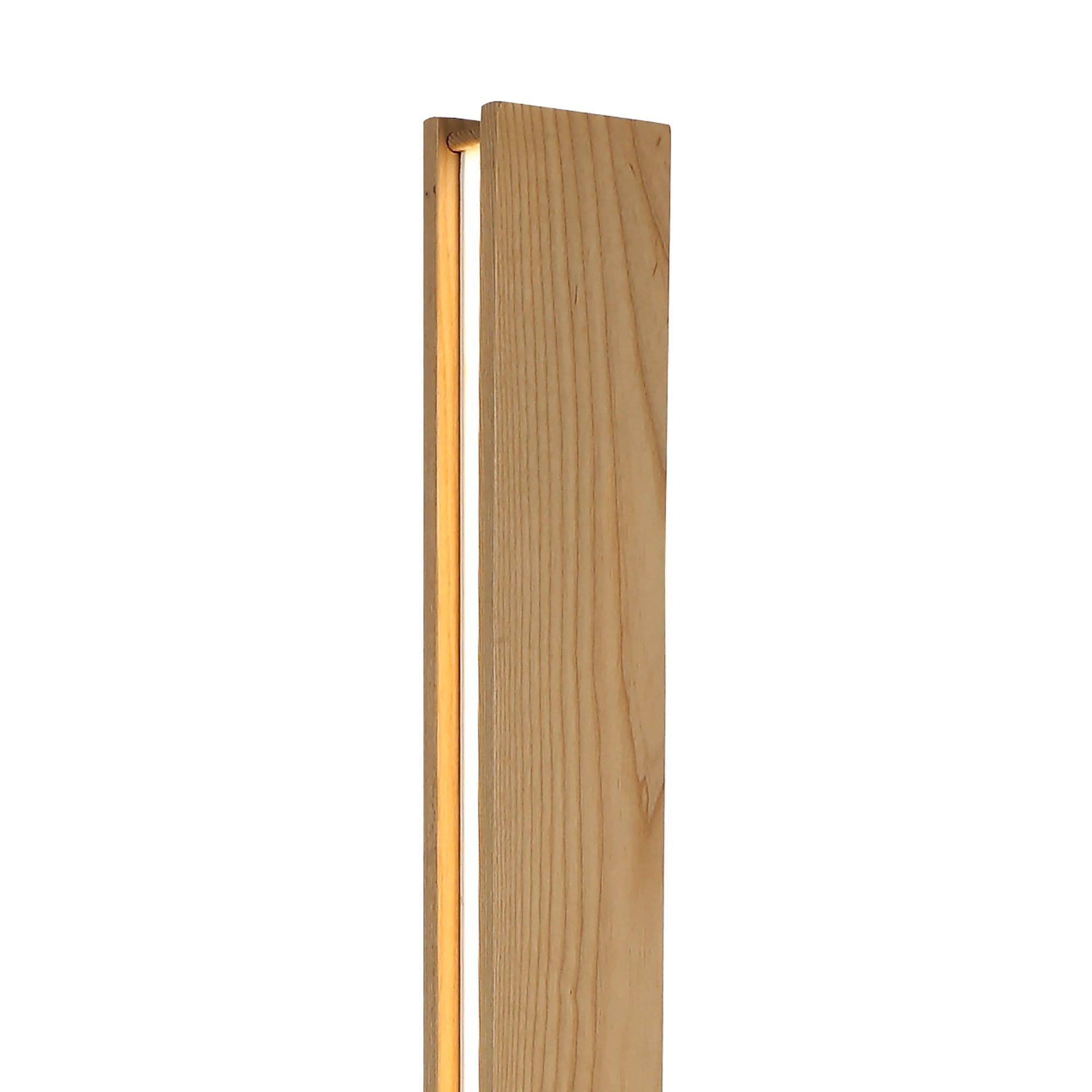 Aline Floor  Lamp LED Medium Oak/Matt White
