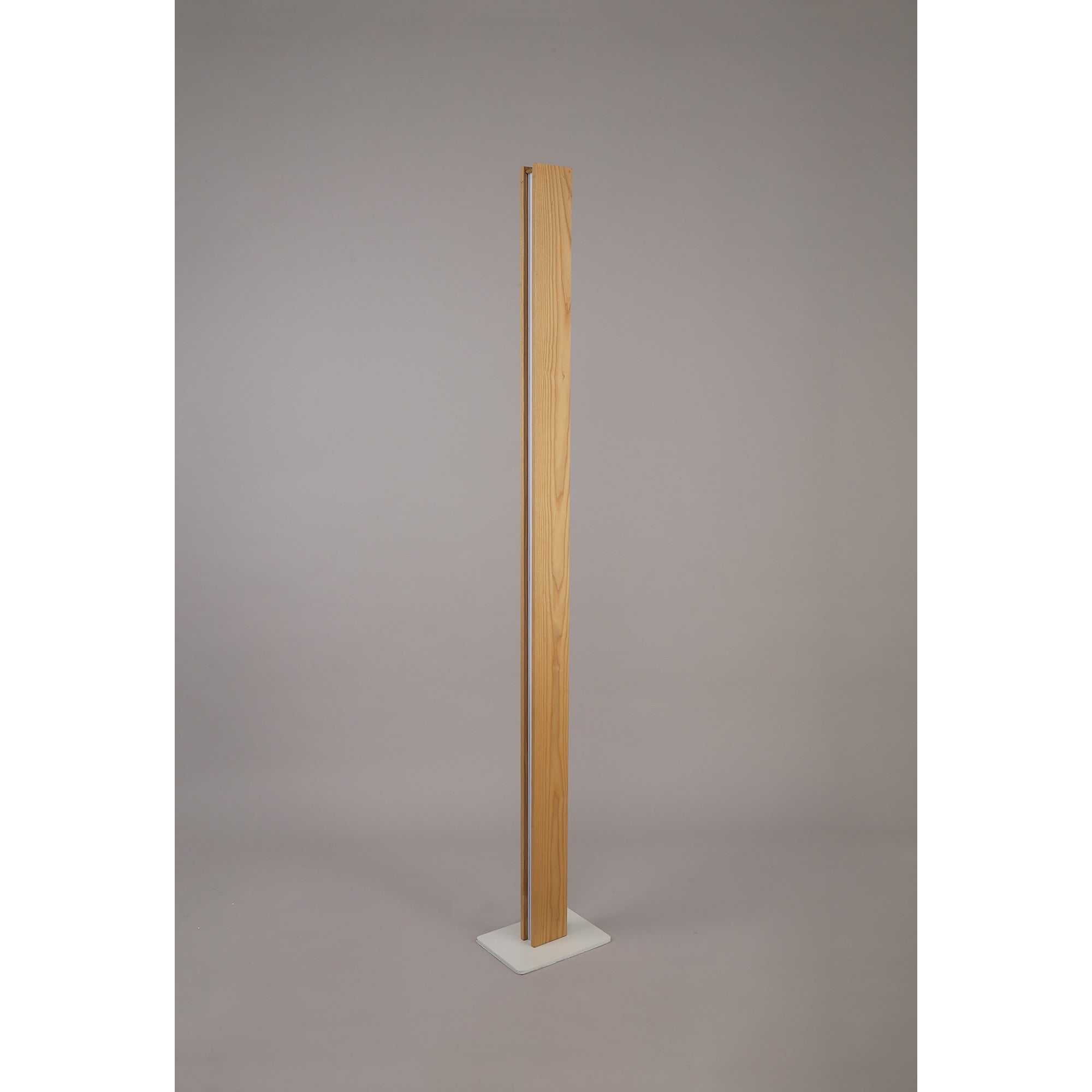Aline Floor  Lamp LED Medium Oak/Matt White