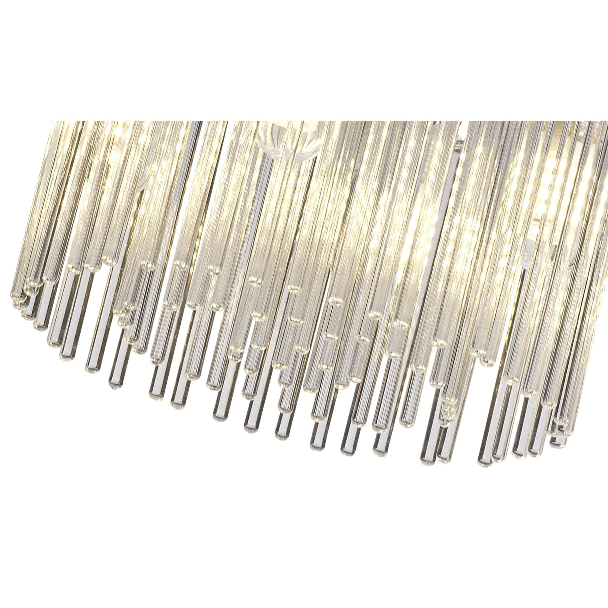NL70589 Annie Bathroom Ceiling 4 Light Polished Chrome/Clear Glass