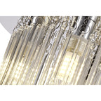 NL70589 Annie Bathroom Ceiling 4 Light Polished Chrome/Clear Glass