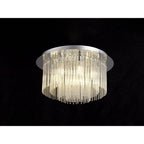 NL70599 Annie Bathroom Ceiling 6 Light Polished Chrome/Clear Glass