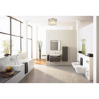 NL70599 Annie Bathroom Ceiling 6 Light Polished Chrome/Clear Glass