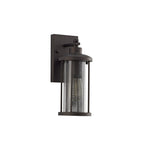 NL71989 Argon Outdoor Small Wall Lamp Antique Bronze/Clear Glass