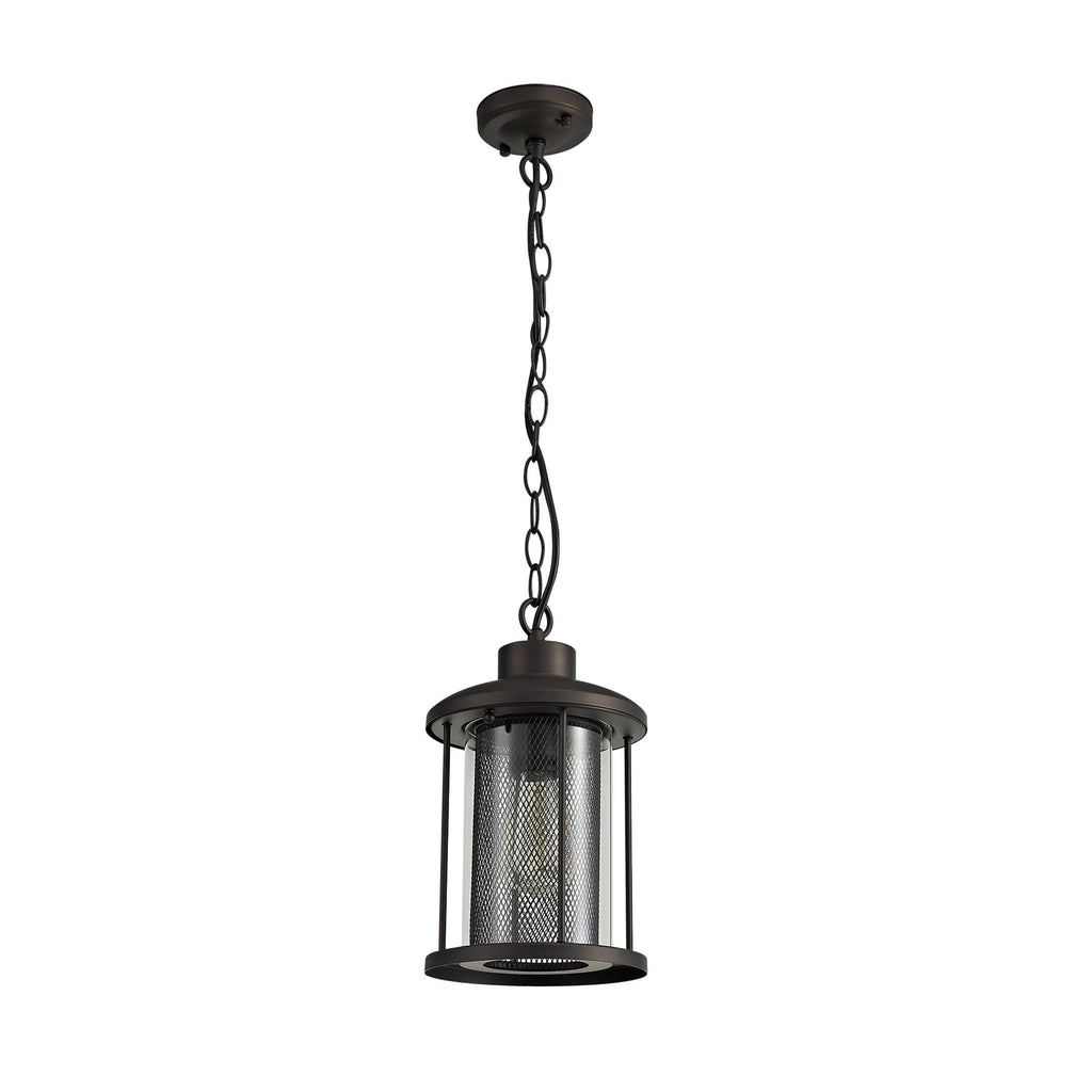 NL73169 Argon Outdoor Pendant Antique Bronze/Clear Glass
