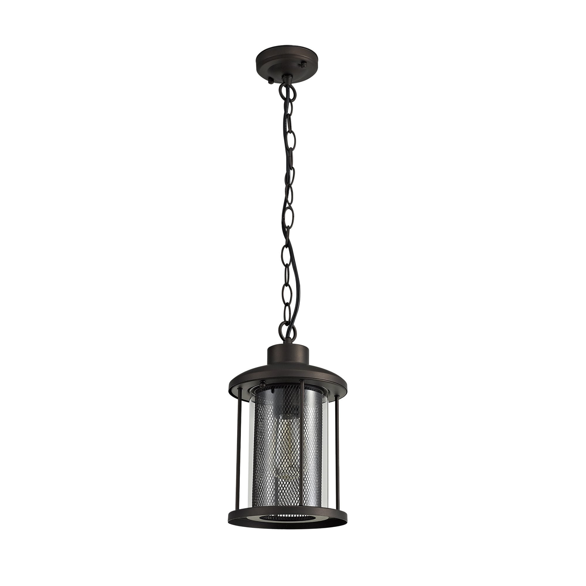 NL73169 Argon Outdoor Pendant Antique Bronze/Clear Glass