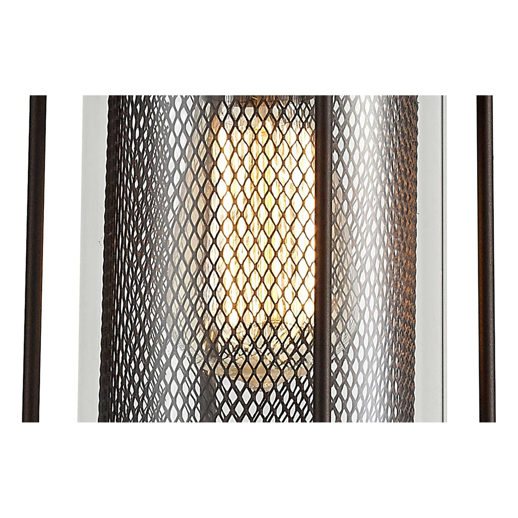 NL73169 Argon Outdoor Pendant Antique Bronze/Clear Glass