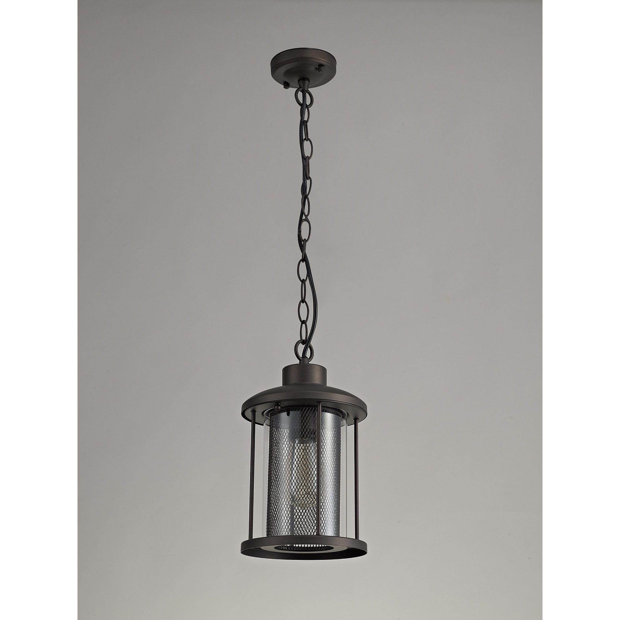 NL73169 Argon Outdoor Pendant Antique Bronze/Clear Glass