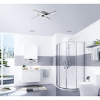 NL70299 Alfie 4 Light Ceiling LED IP44 Polished Chrome 3yrs Warranty