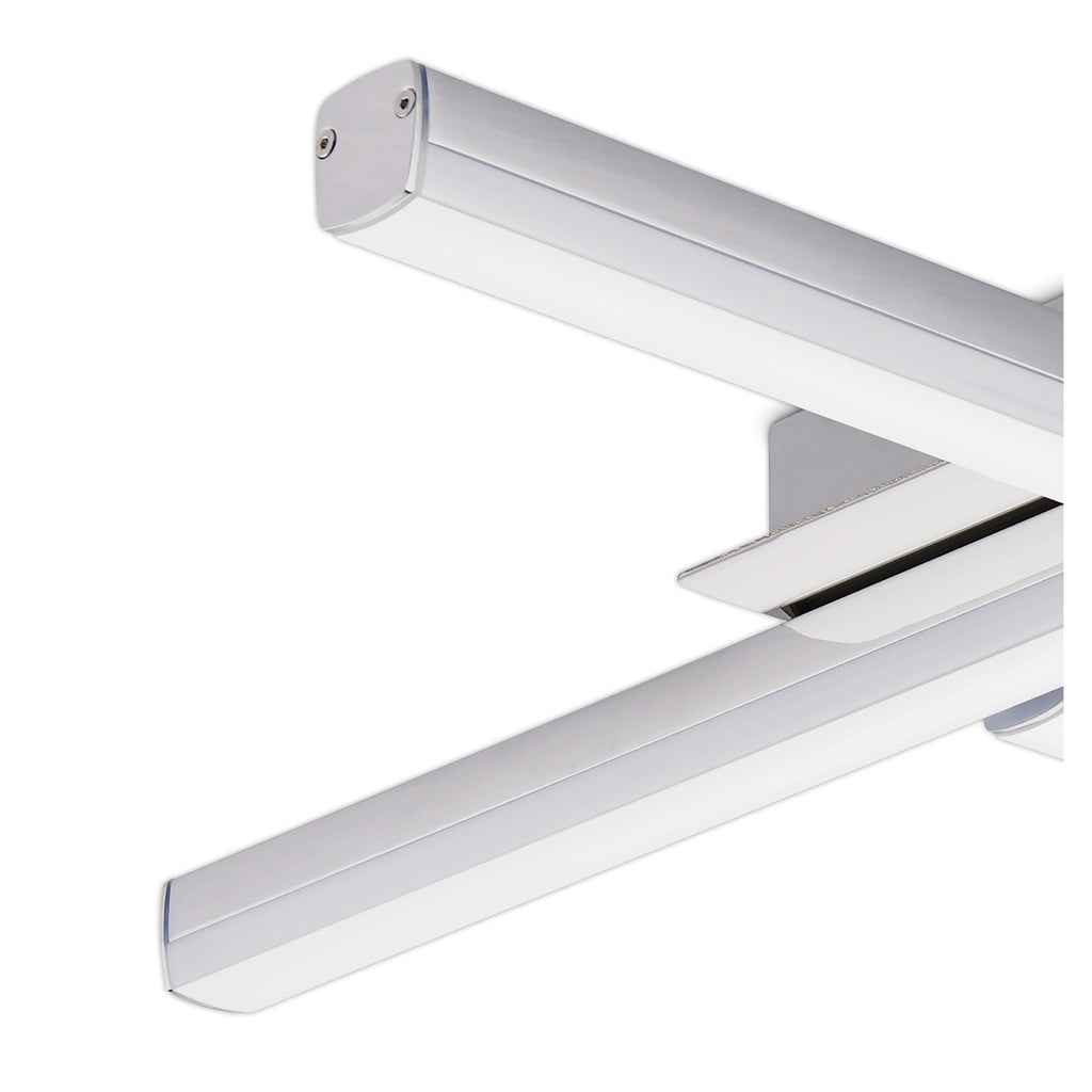 NL70299 Alfie 4 Light Ceiling LED IP44 Polished Chrome 3yrs Warranty