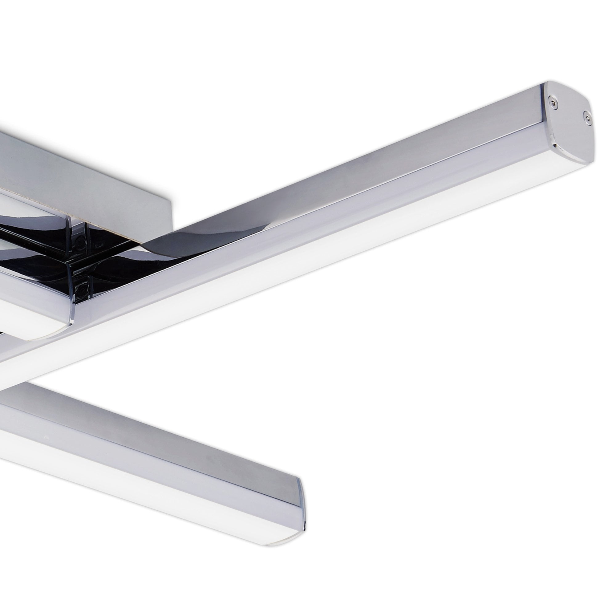 NL70299 Alfie 4 Light Ceiling LED IP44 Polished Chrome 3yrs Warranty