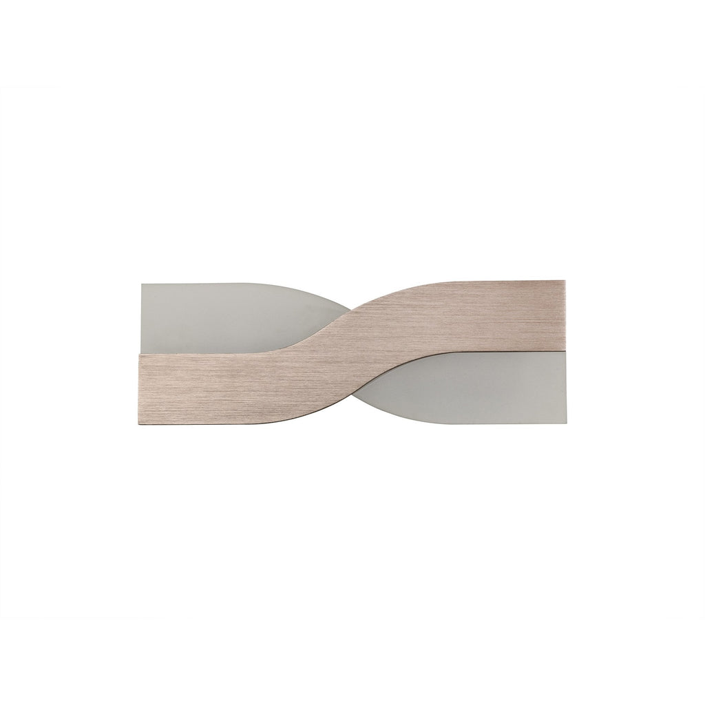 NL70409 Abe Wall Lamp LED Brushed Brown/Frosted White