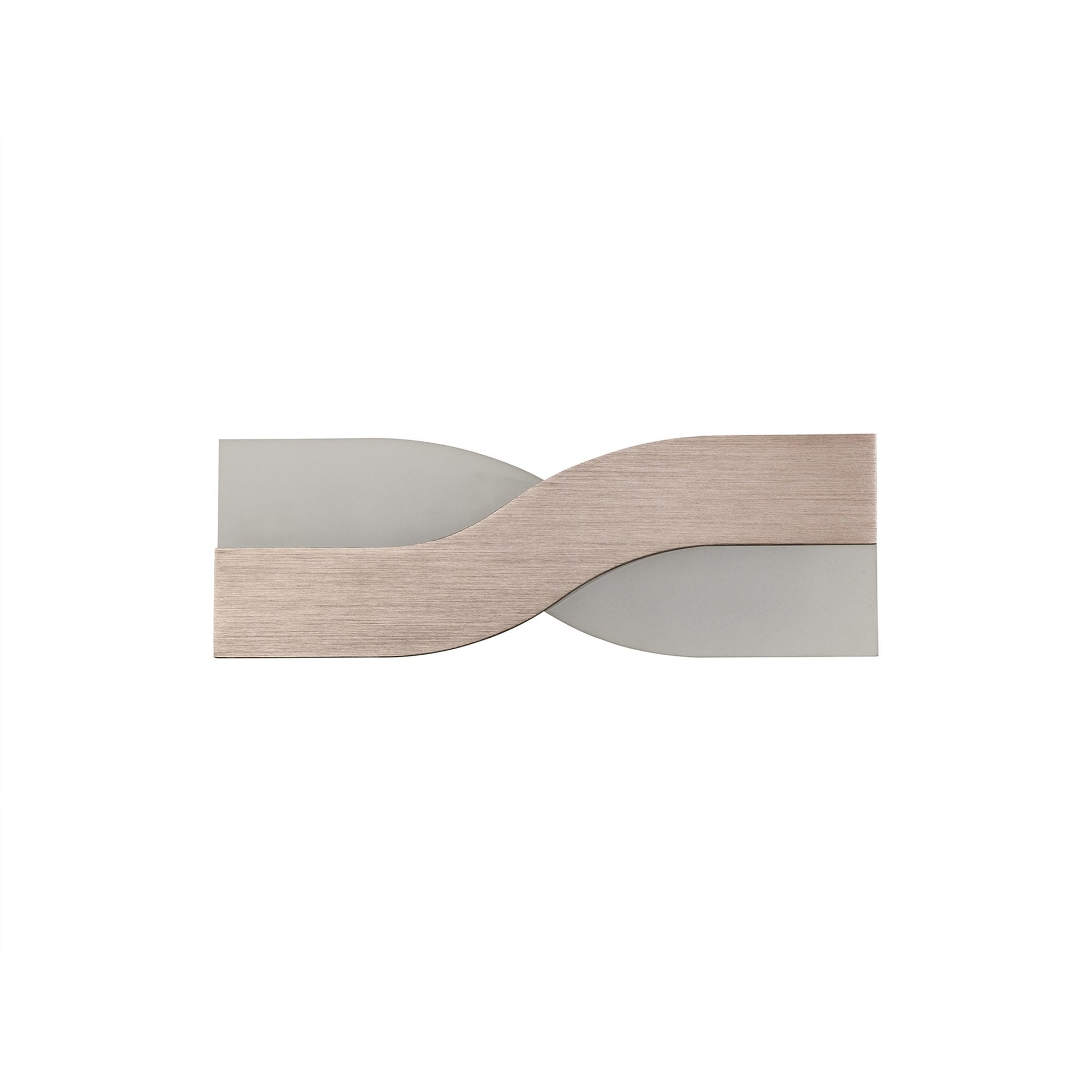 NL70409 Abe Wall Lamp LED Brushed Brown/Frosted White