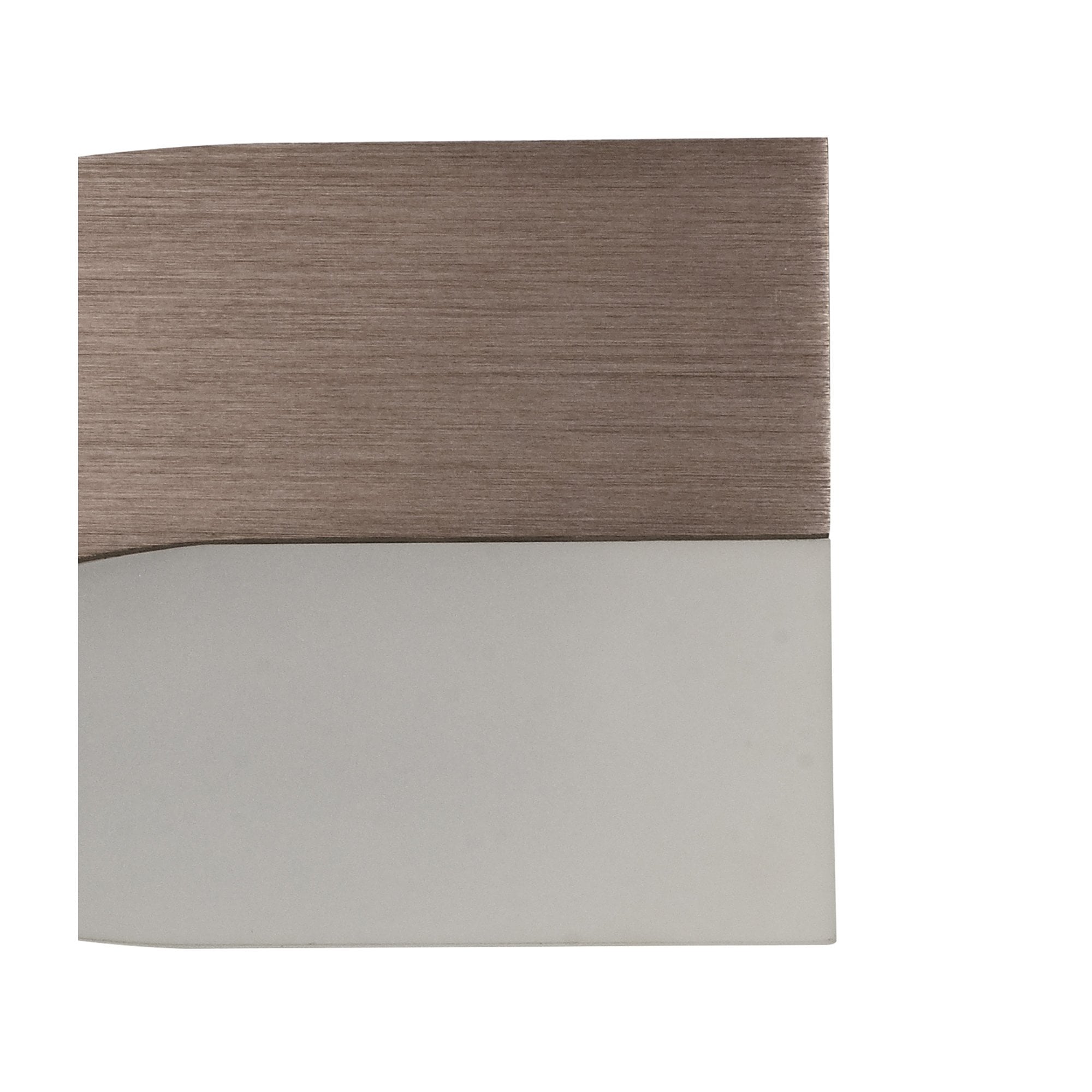 NL70409 Abe Wall Lamp LED Brushed Brown/Frosted White