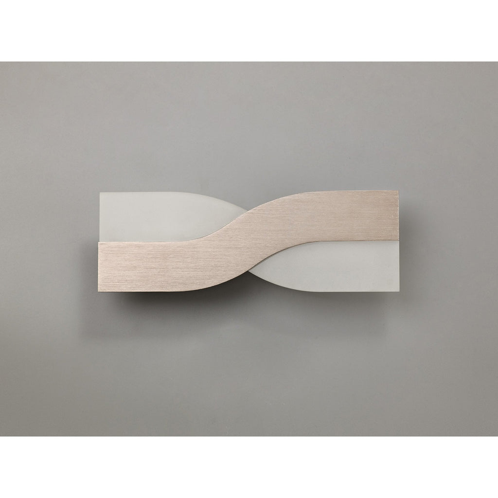 NL70409 Abe Wall Lamp LED Brushed Brown/Frosted White