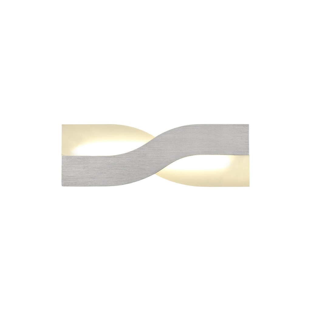 NL70419 Abe Wall Lamp LED Brushed Aluminium/Frosted White