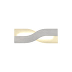 NL70419 Abe Wall Lamp LED Brushed Aluminium/Frosted White
