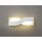 NL70419 Abe Wall Lamp LED Brushed Aluminium/Frosted White