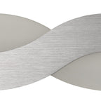 NL70419 Abe Wall Lamp LED Brushed Aluminium/Frosted White
