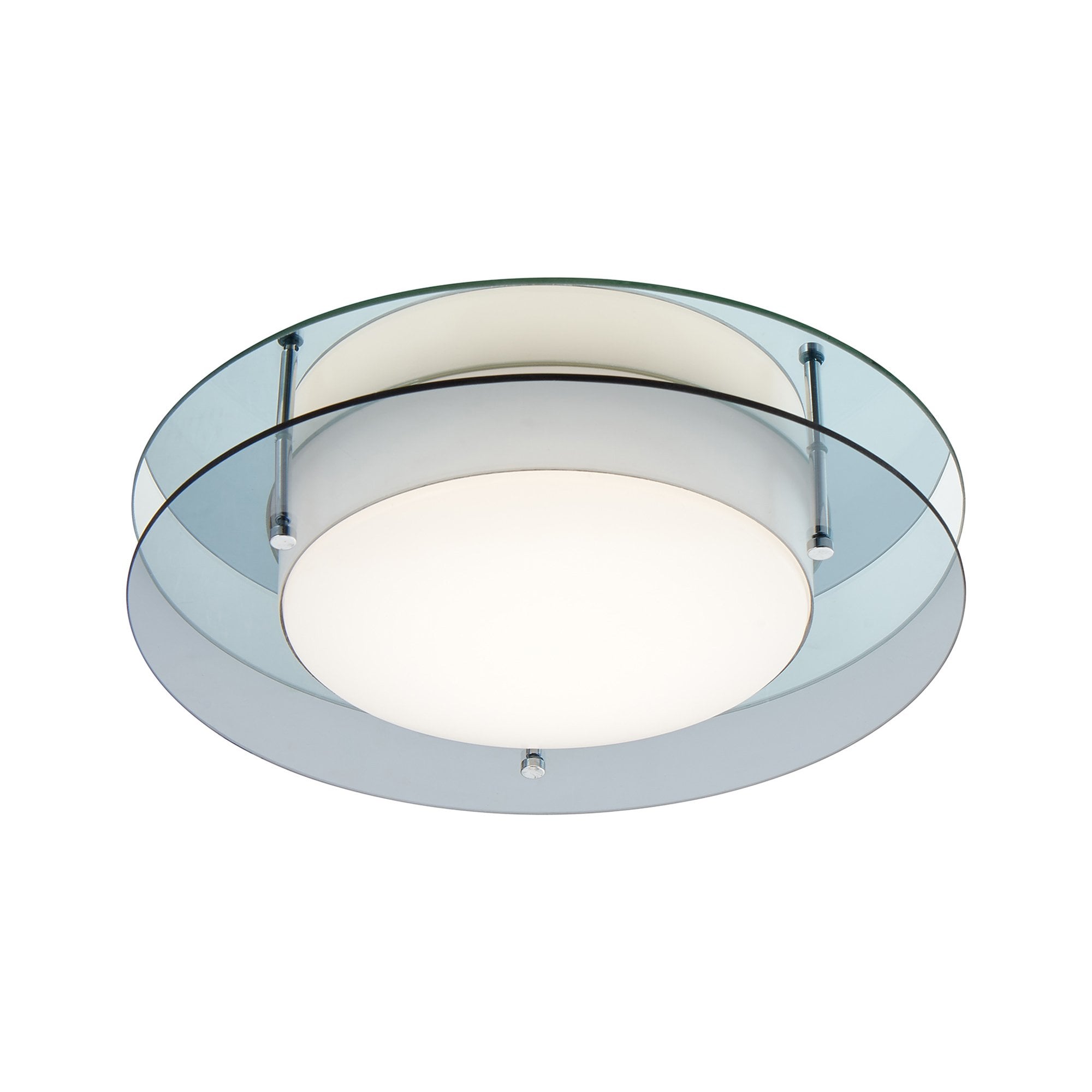 NL70479 Bart Bathroom Ceiling  Light LED Smoked/Mirror