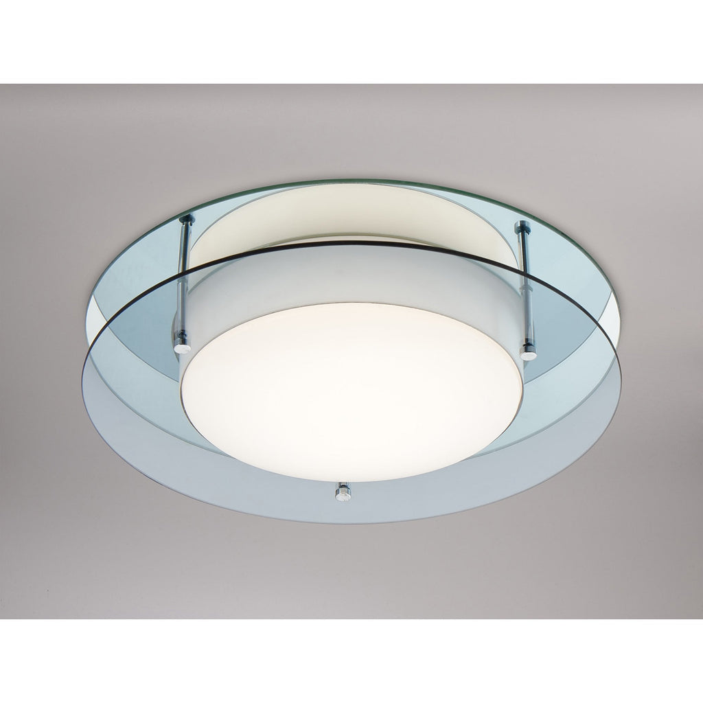 NL70479 Bart Bathroom Ceiling  Light LED Smoked/Mirror