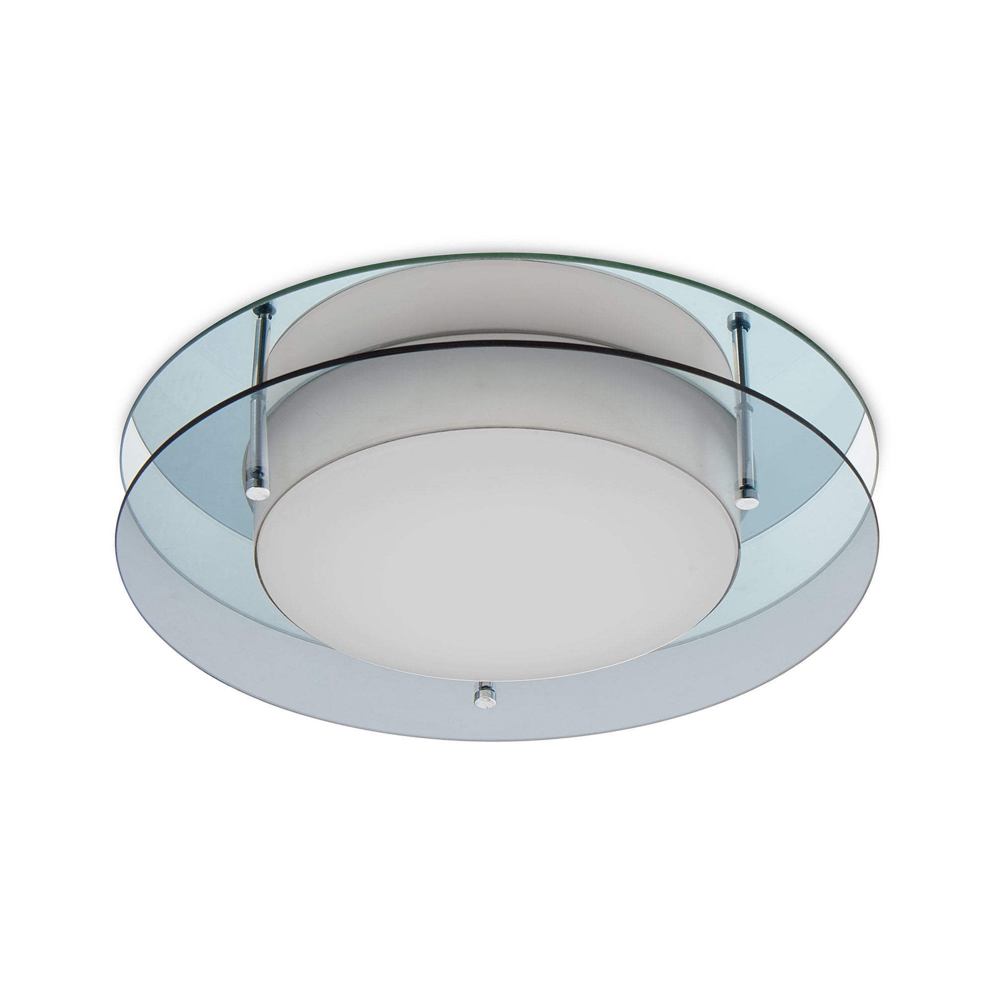 NL70479 Bart Bathroom Ceiling  Light LED Smoked/Mirror