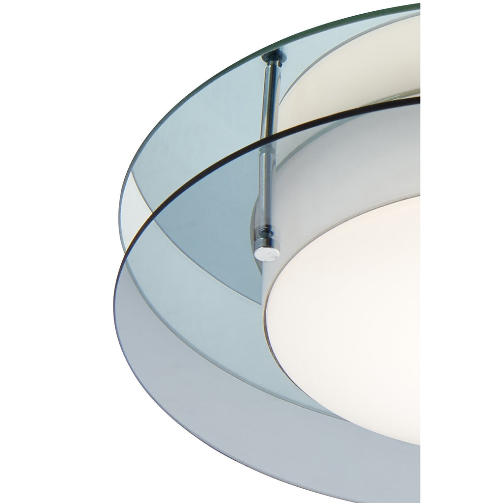 NL70479 Bart Bathroom Ceiling  Light LED Smoked/Mirror