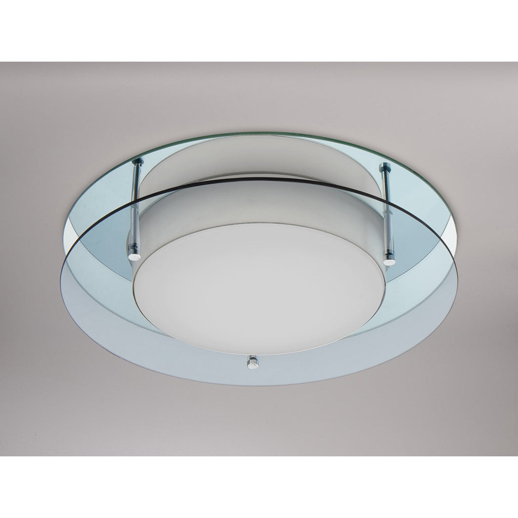 NL70479 Bart Bathroom Ceiling  Light LED Smoked/Mirror