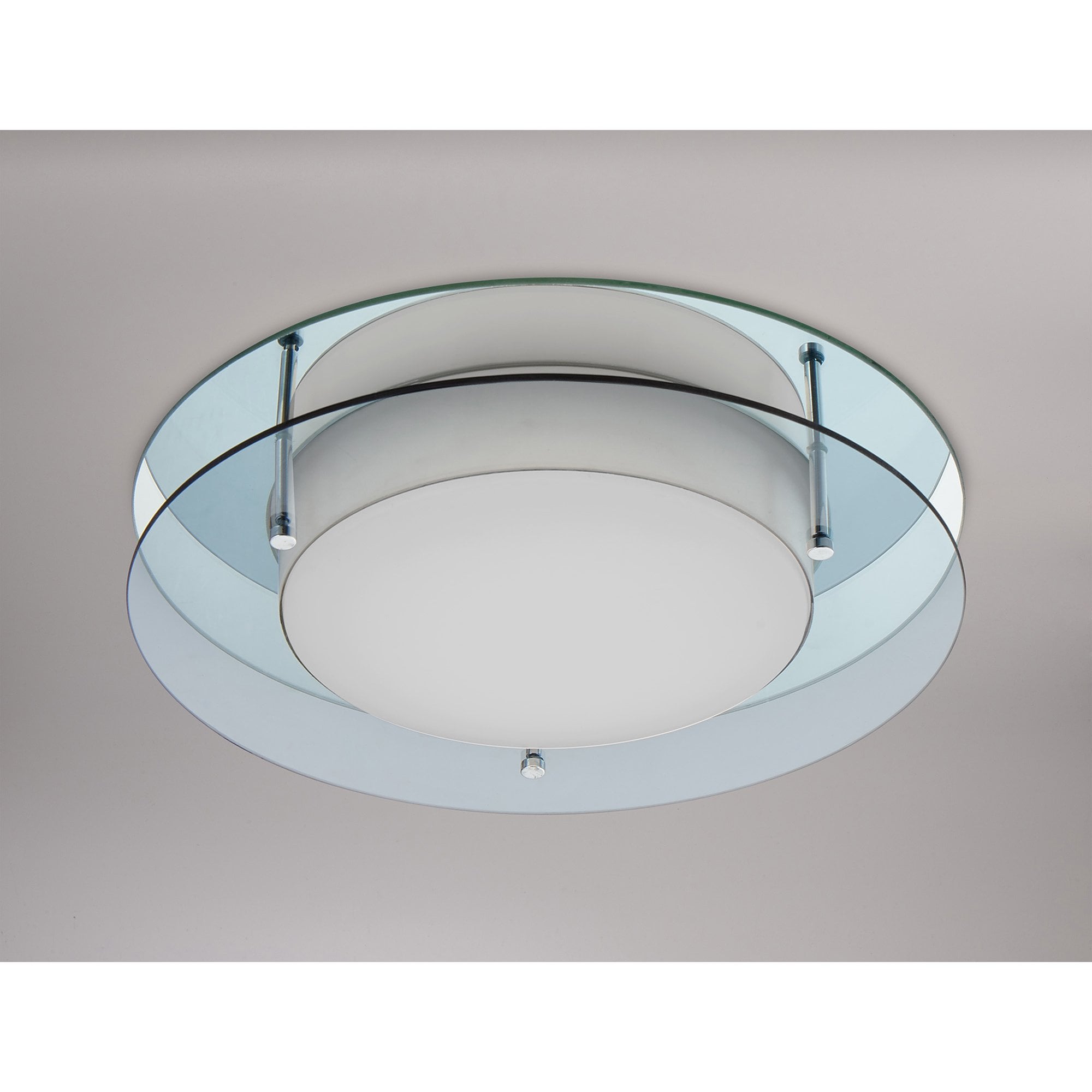 NL70479 Bart Bathroom Ceiling  Light LED Smoked/Mirror
