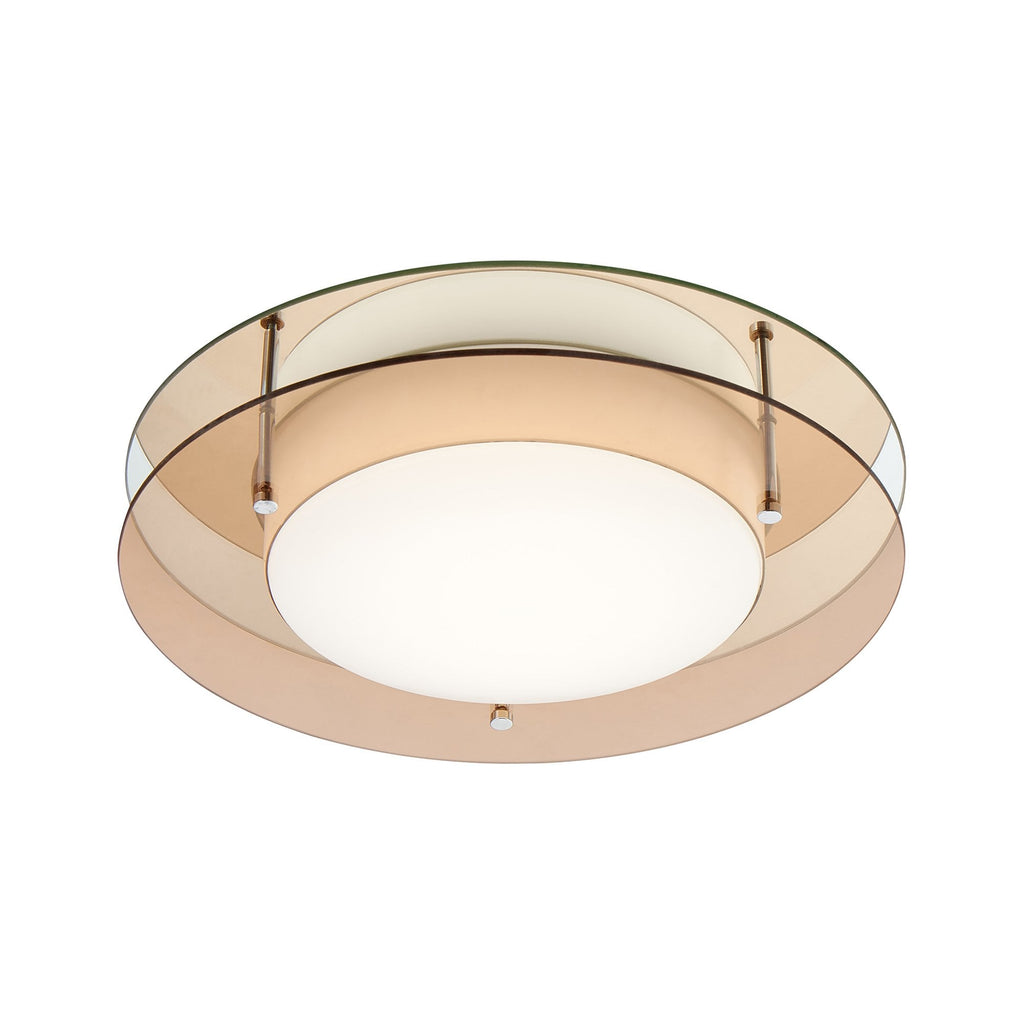 NL70489 Bart Bathroom Ceiling  Light LED Amber/Mirror