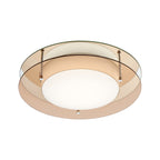 NL70489 Bart Bathroom Ceiling  Light LED Amber/Mirror