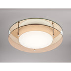 NL70489 Bart Bathroom Ceiling  Light LED Amber/Mirror