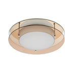 NL70489 Bart Bathroom Ceiling  Light LED Amber/Mirror